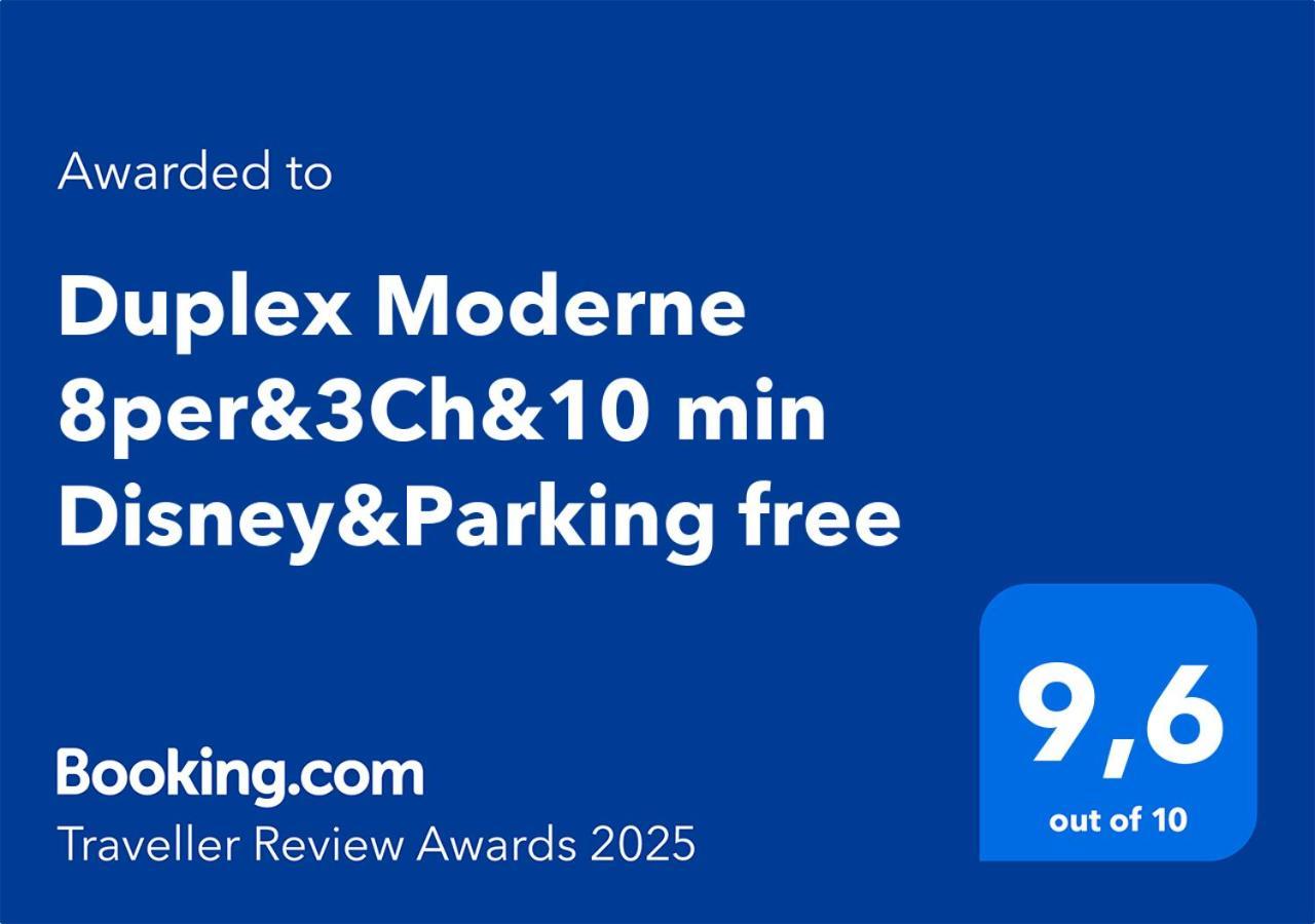 מאני-לה-הונגרה Duplex Moderne 8Per&3Ch&10 Min Disney&Parking Free מראה חיצוני תמונה